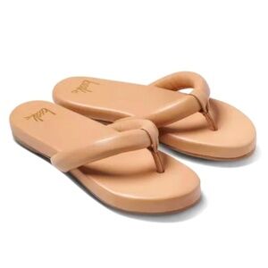 Beek Ruby Leather Flip Flop Sandals Beach SZ 7 NWOT